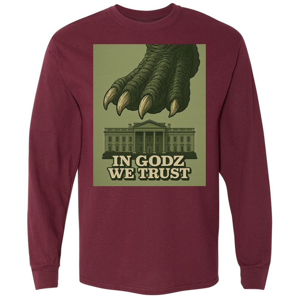 Long Sleeve T-Shirt - 43DR4N5X - Maroon - 11
