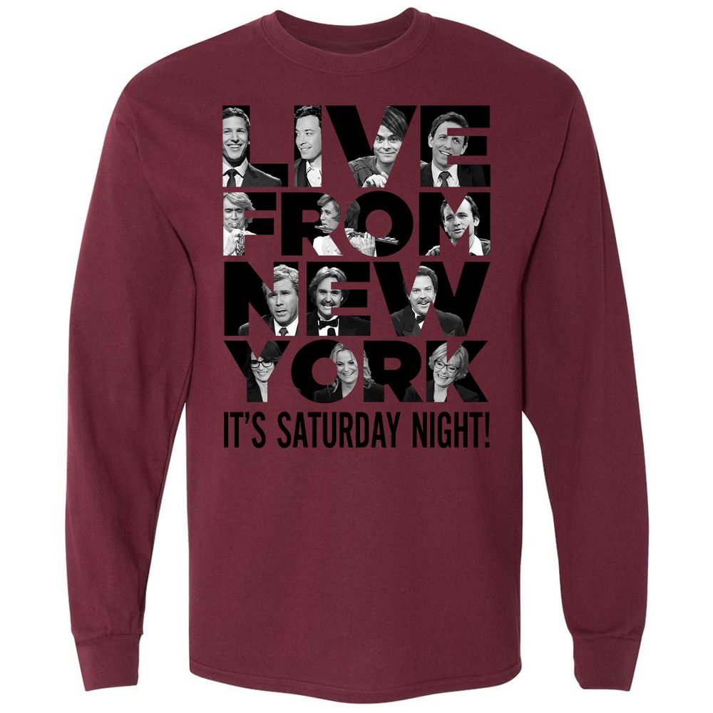 Long Sleeve T-Shirt - FKAJ12JL - Maroon - 11