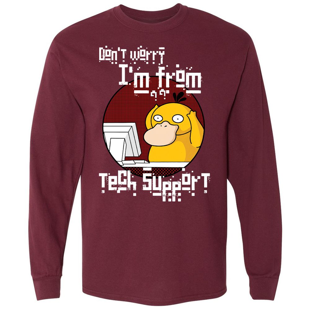 Long Sleeve T-Shirt - 2VB4DDKZ - Maroon - 11