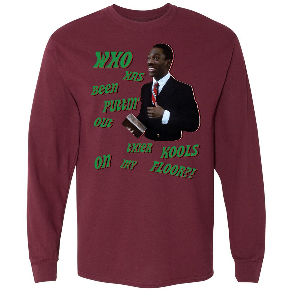 Long Sleeve T-Shirt - SDKLV2P5 - Maroon - 11