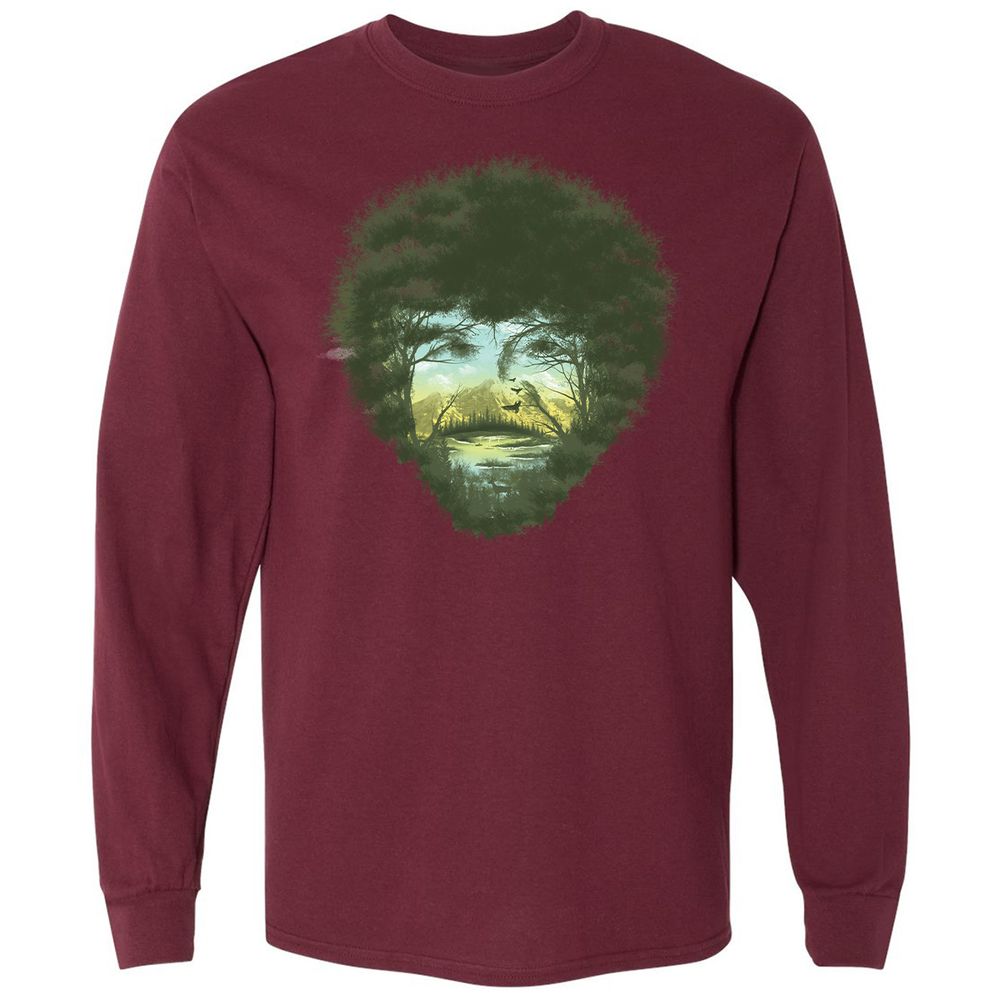 Long Sleeve T-Shirt - HVU22V1S - Maroon - 11