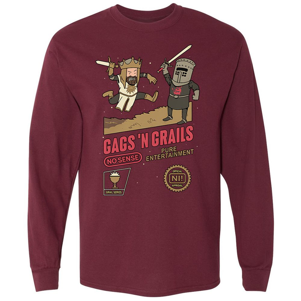 Long Sleeve T-Shirt - AYTP5CUJ - Maroon - 11