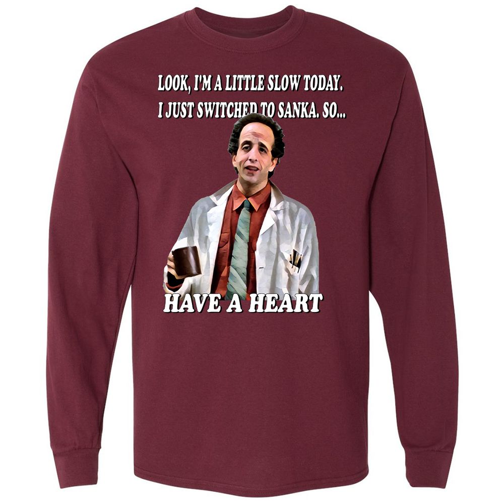 Long Sleeve T-Shirt - J55E9PV5 - Maroon - 11