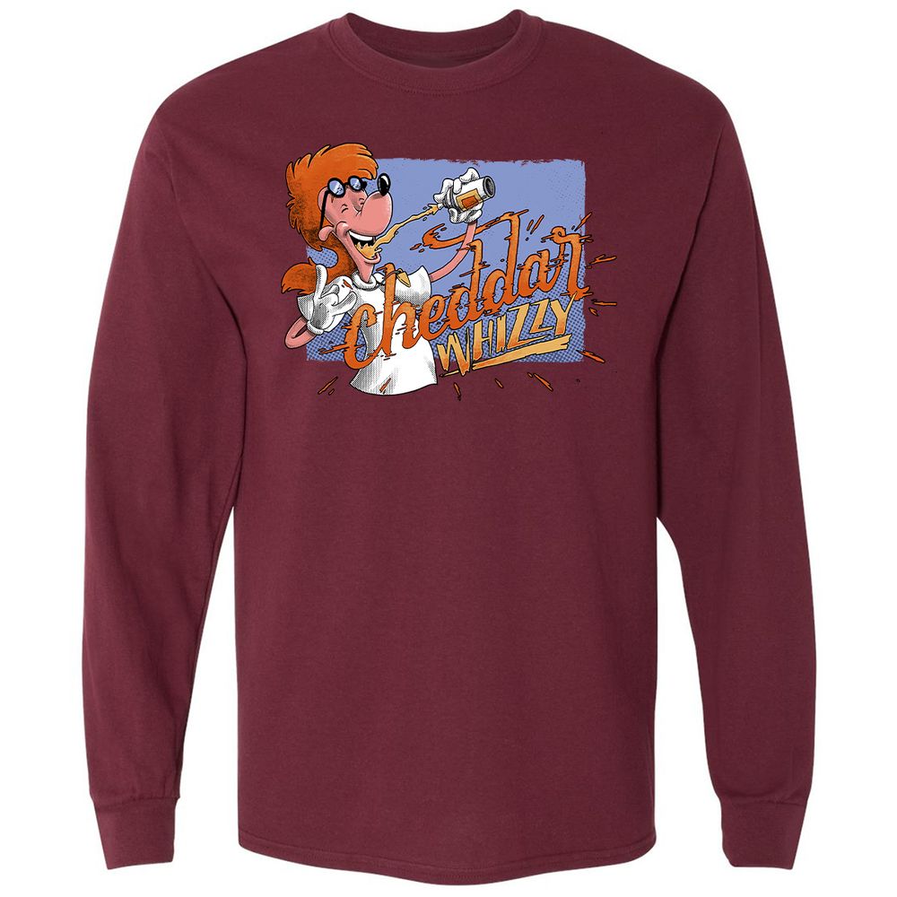 Long Sleeve T-Shirt - DF36ZKAH - Maroon - 11