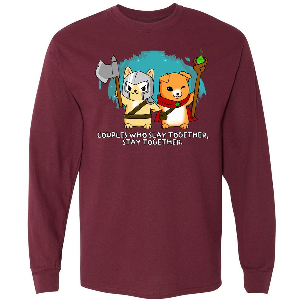 Long Sleeve T-Shirt - J6SNXX27 - Maroon - 11