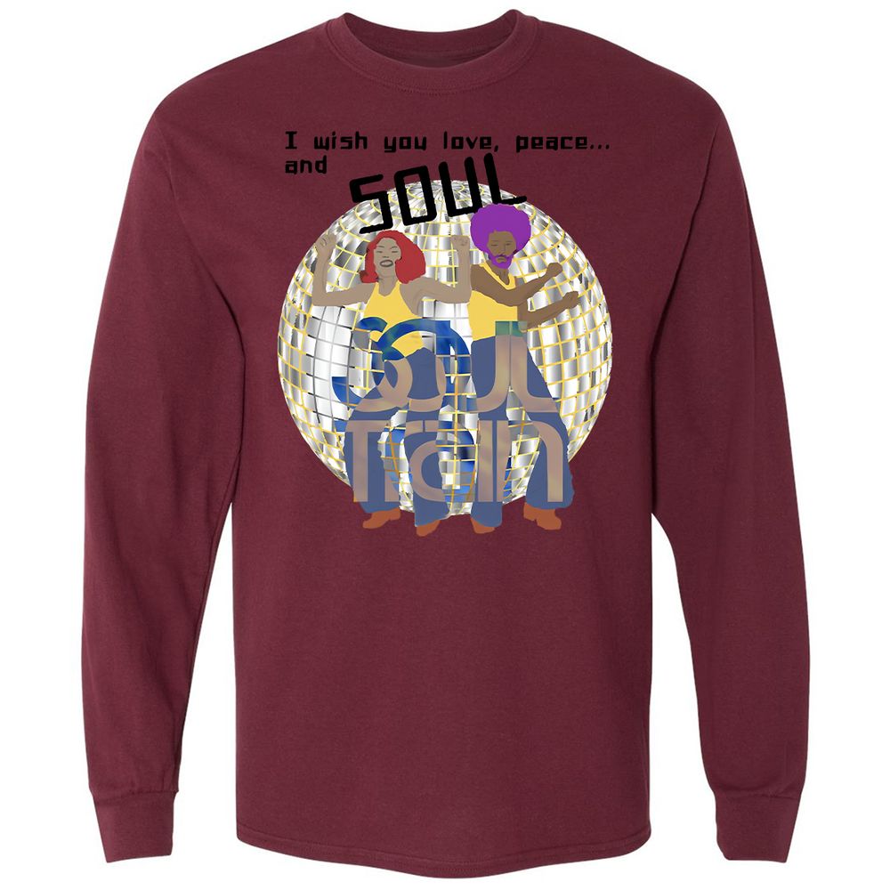 Long Sleeve T-Shirt - VNC8R41G - Maroon - 11