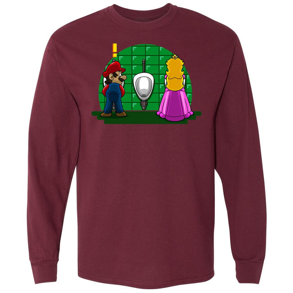 Long Sleeve T-Shirt - 5MEWC921 - Maroon - 11