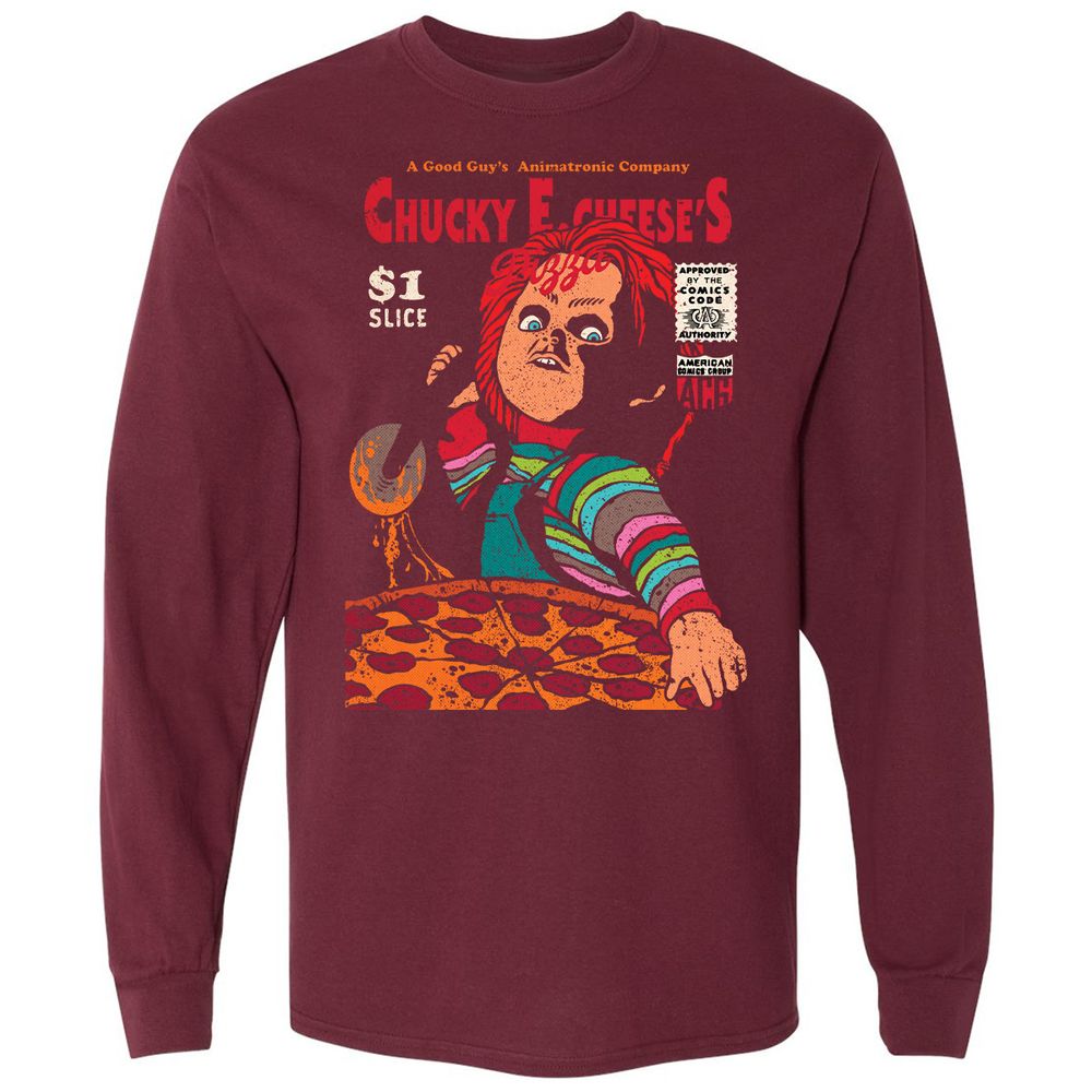 Long Sleeve T-Shirt - 1RGDYNYA - Maroon - 11
