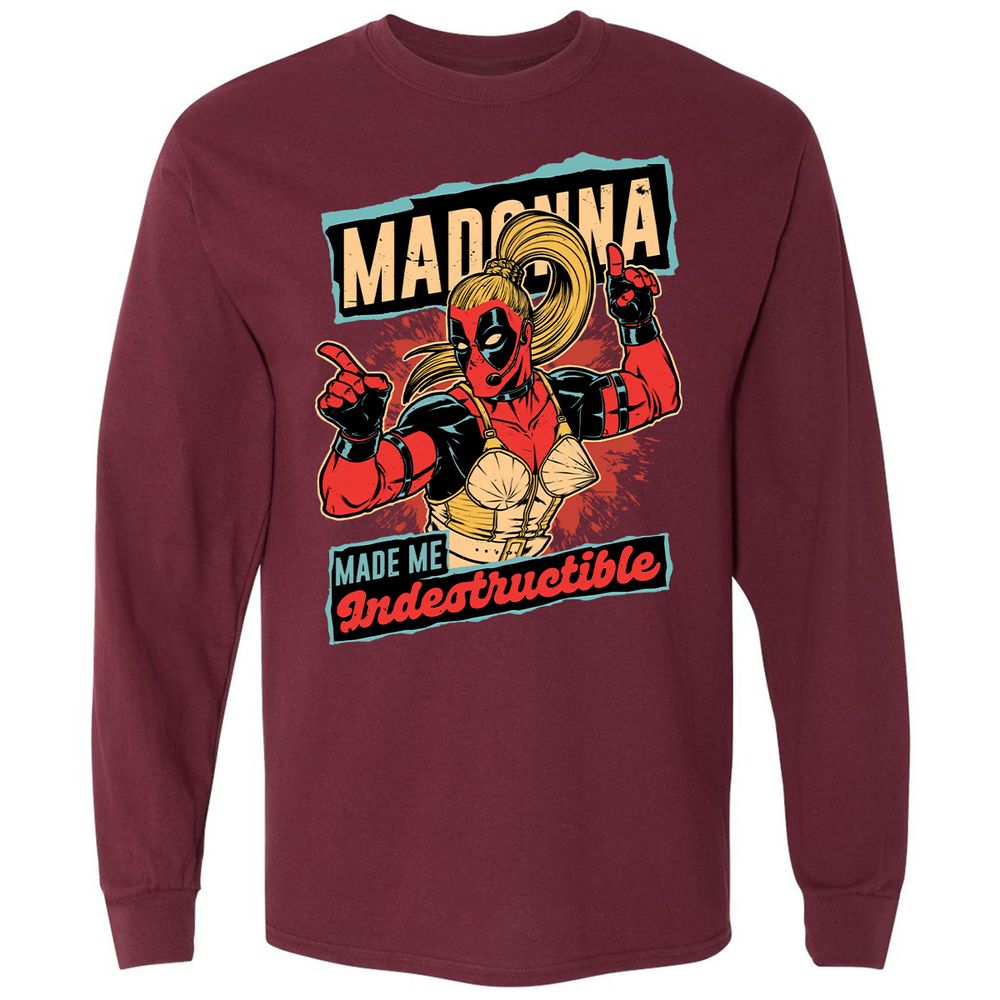 Long Sleeve T-Shirt - YCY1FWUT - Maroon - 11