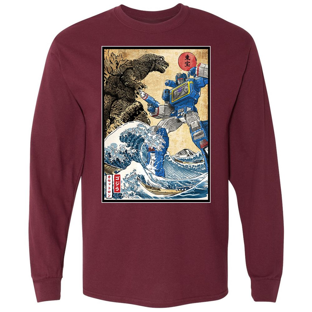 Long Sleeve T-Shirt - 1PSNTQPL - Maroon - 11