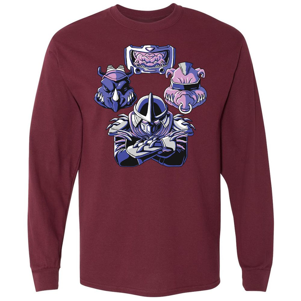Long Sleeve T-Shirt - PZYL4NQZ - Maroon - 11