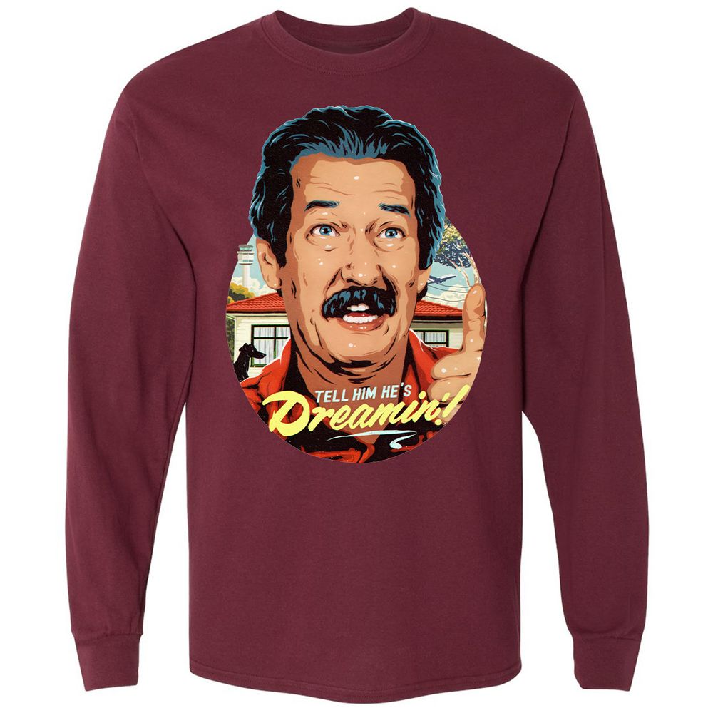 Long Sleeve T-Shirt - PLQEJY9W - Maroon - 11