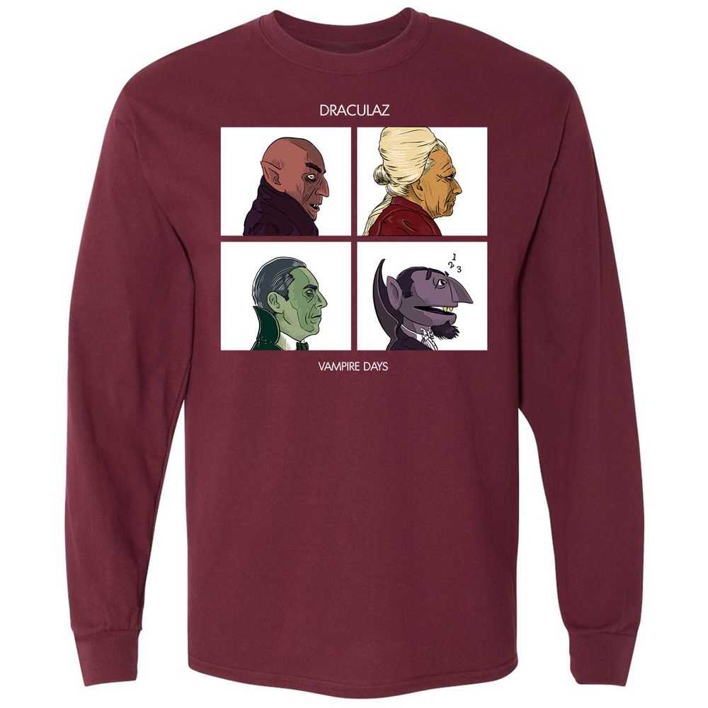 Long Sleeve T-Shirt - 2FFYNKXB - Maroon - 11