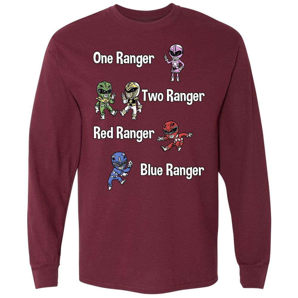 Long Sleeve T-Shirt - LULA9RBY - Maroon - 11