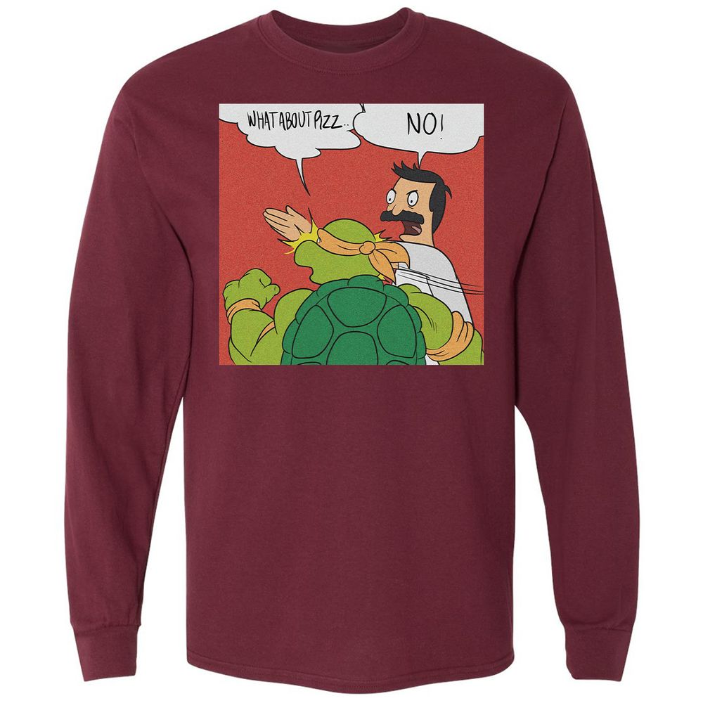 Long Sleeve T-Shirt - VNHM9GVW - Maroon - 11