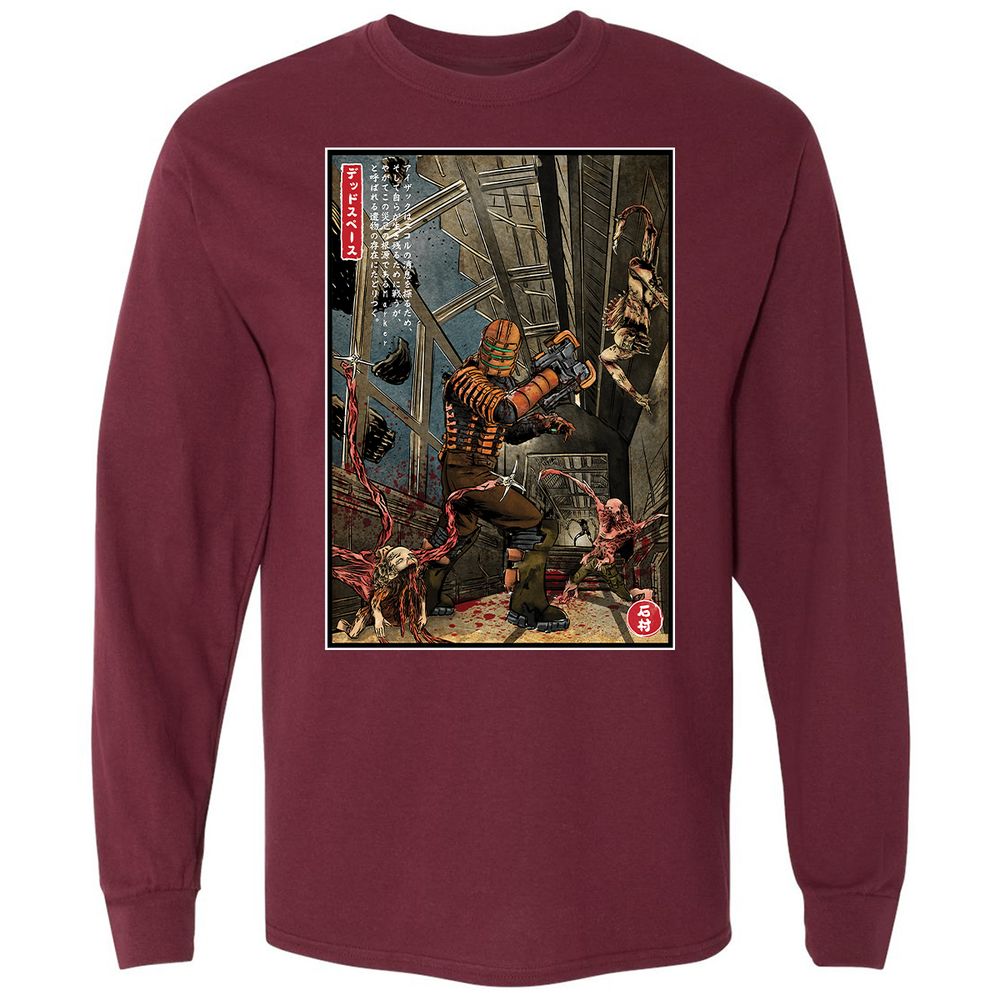 Long Sleeve T-Shirt - 1JNCPR8Z - Maroon - 11