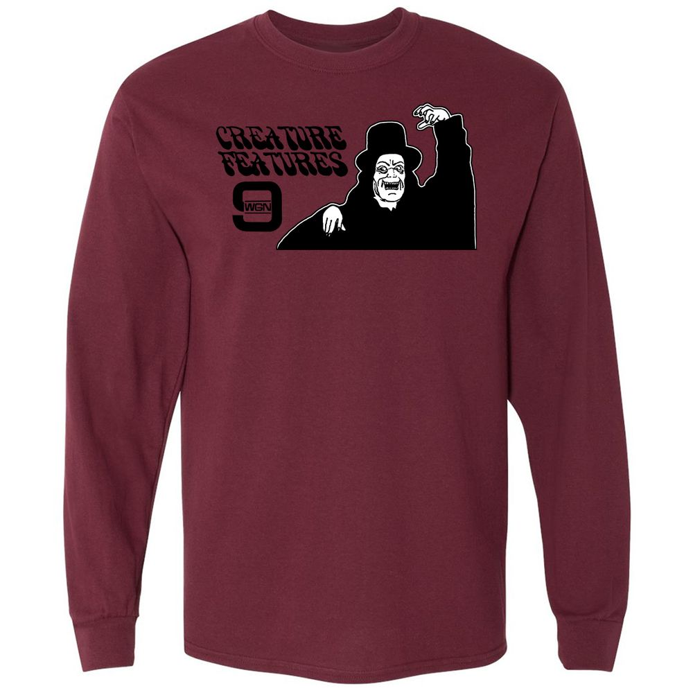 Long Sleeve T-Shirt - R4Y74PCW - Maroon - 11