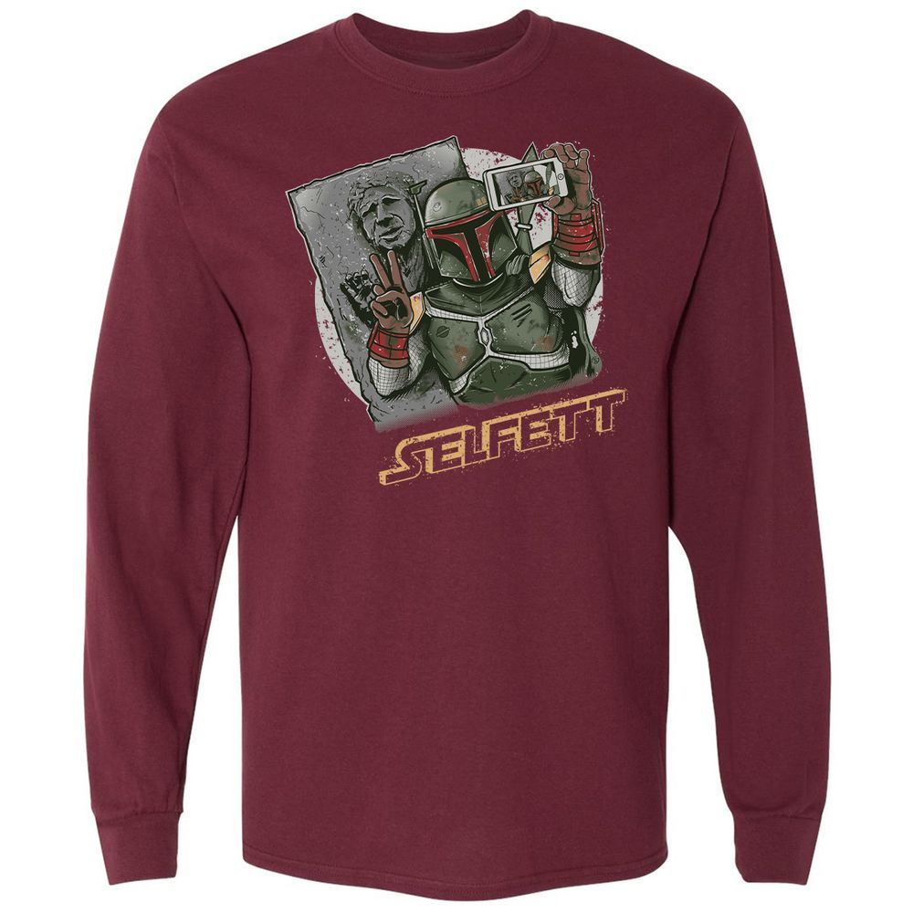 Long Sleeve T-Shirt - 5R8G718F - Maroon - 11