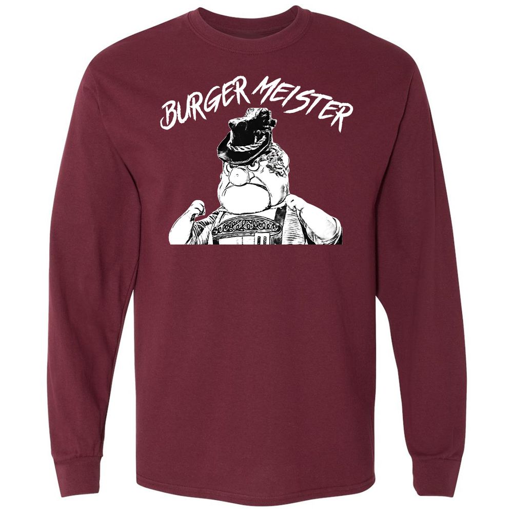 Long Sleeve T-Shirt - 3RG8KCS2 - Maroon - 11