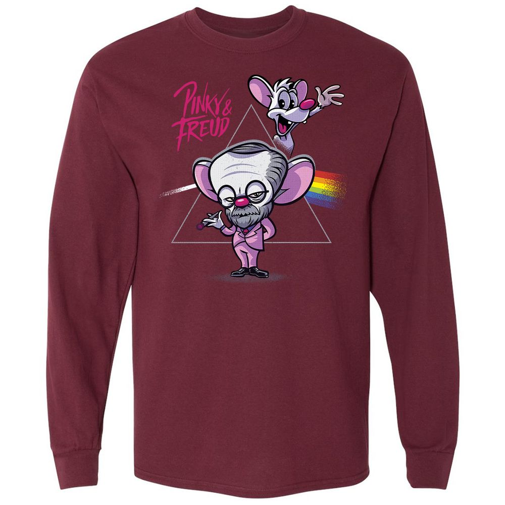 Long Sleeve T-Shirt - 2DCVNUV7 - Maroon - 11