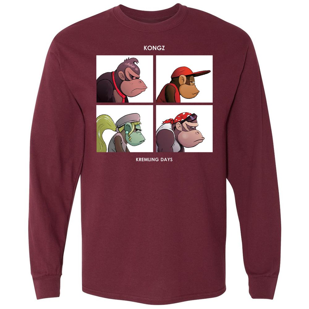 Long Sleeve T-Shirt - C4SC64L4 - Maroon - 11