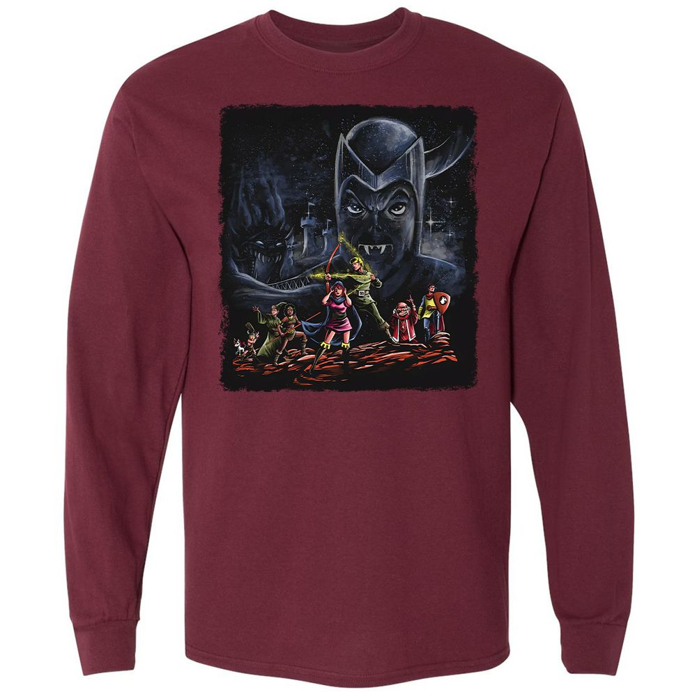 Long Sleeve T-Shirt - 38AVDEAM - Maroon - 11