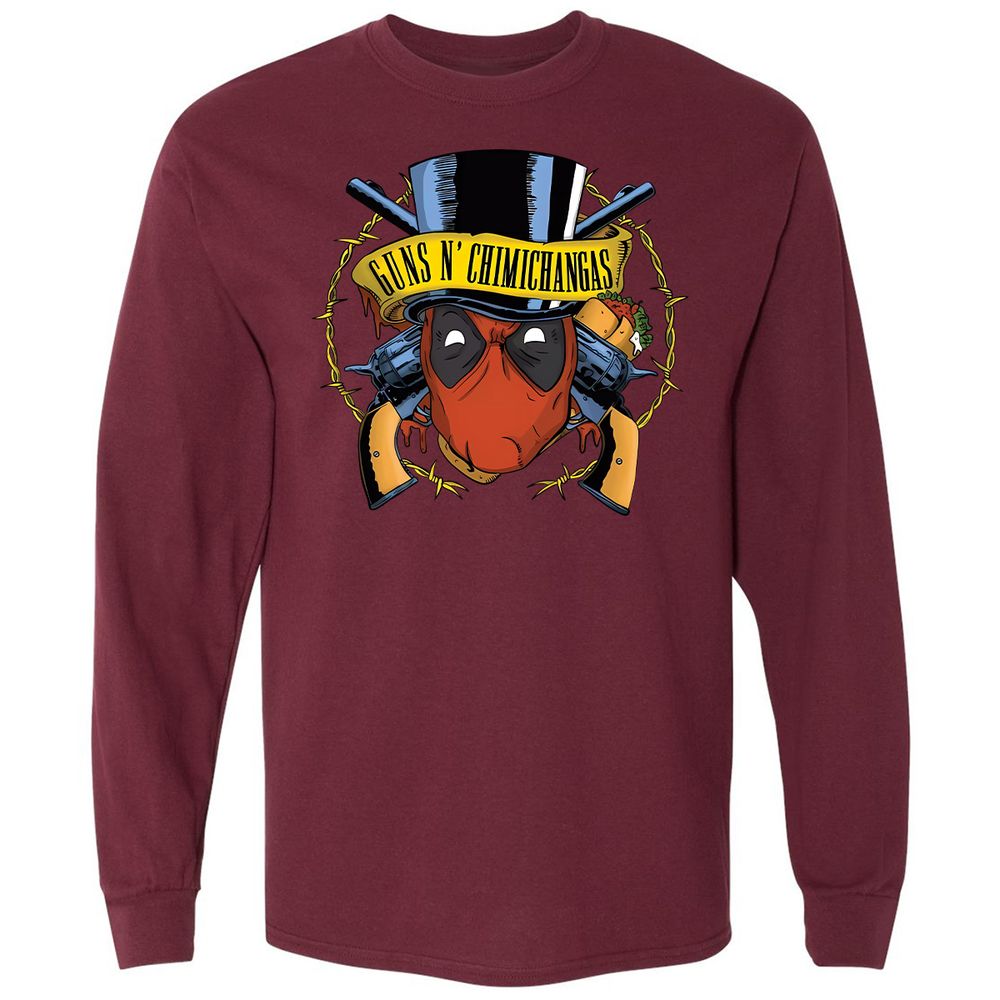 Long Sleeve T-Shirt - FSGEENHF - Maroon - 11