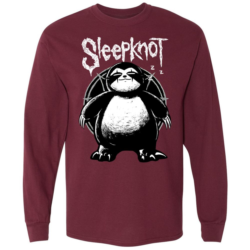 Long Sleeve T-Shirt - 9AVVEKVQ - Maroon - 11