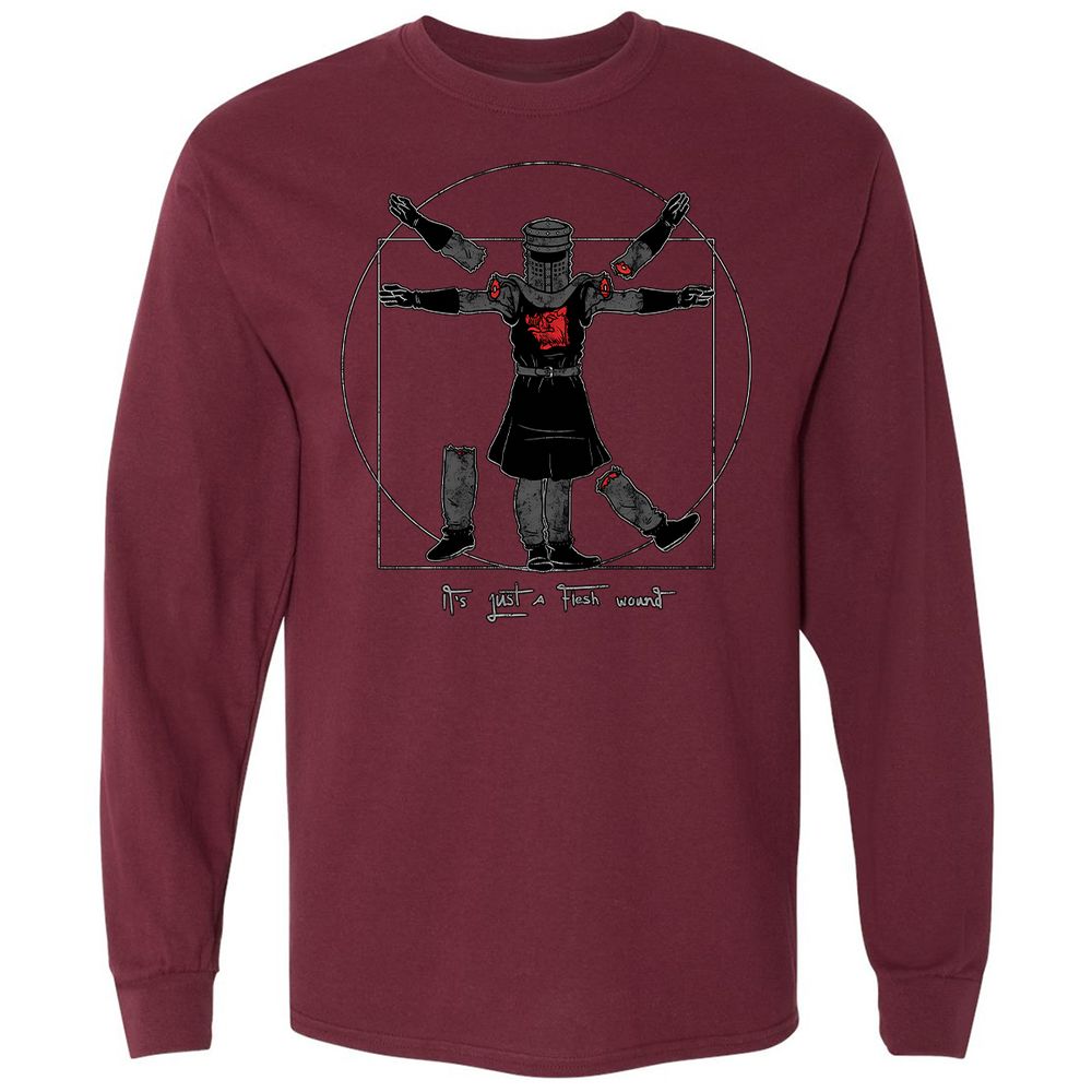 Long Sleeve T-Shirt - V41S2NX8 - Maroon - 11