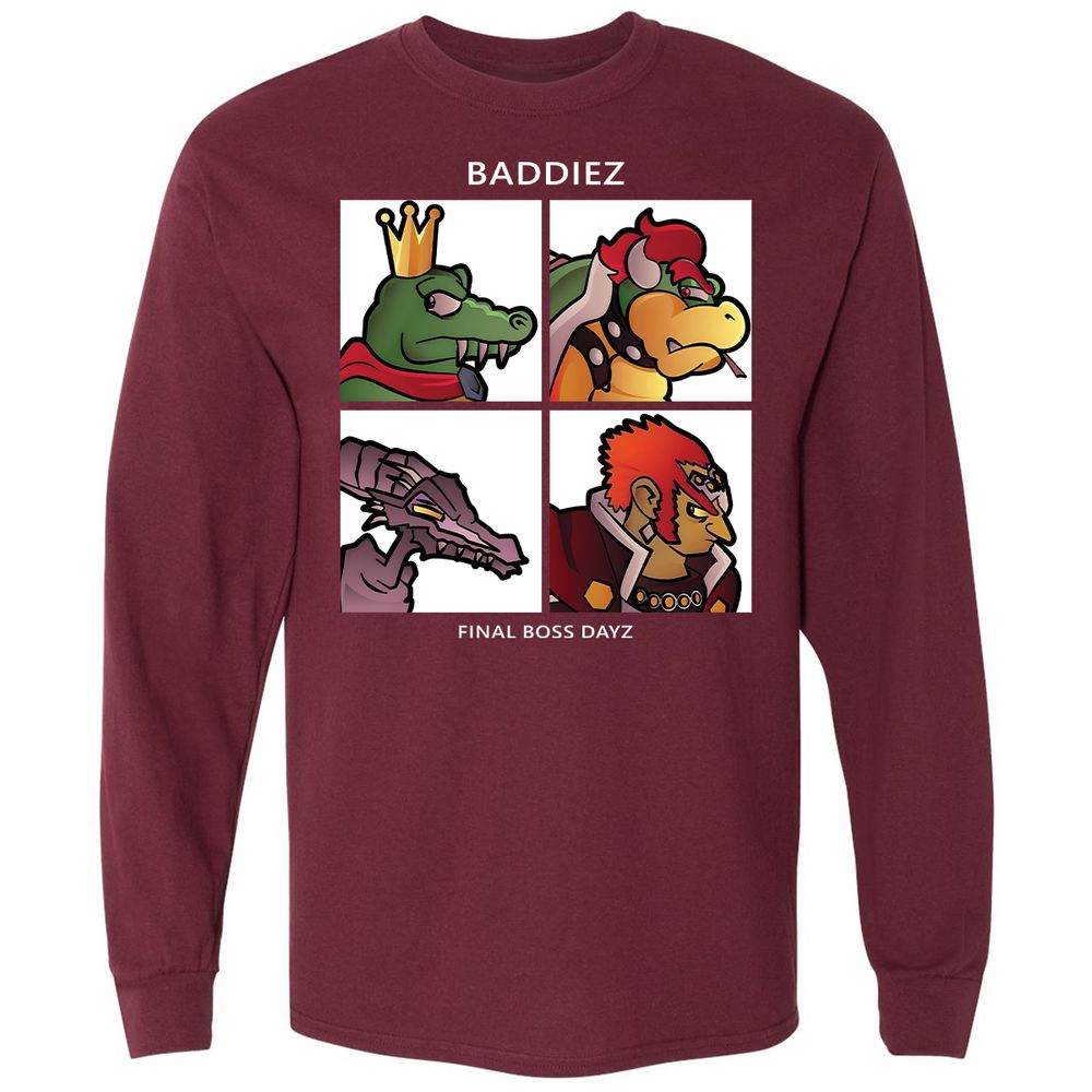 Long Sleeve T-Shirt - UPFPGESU - Maroon - 11