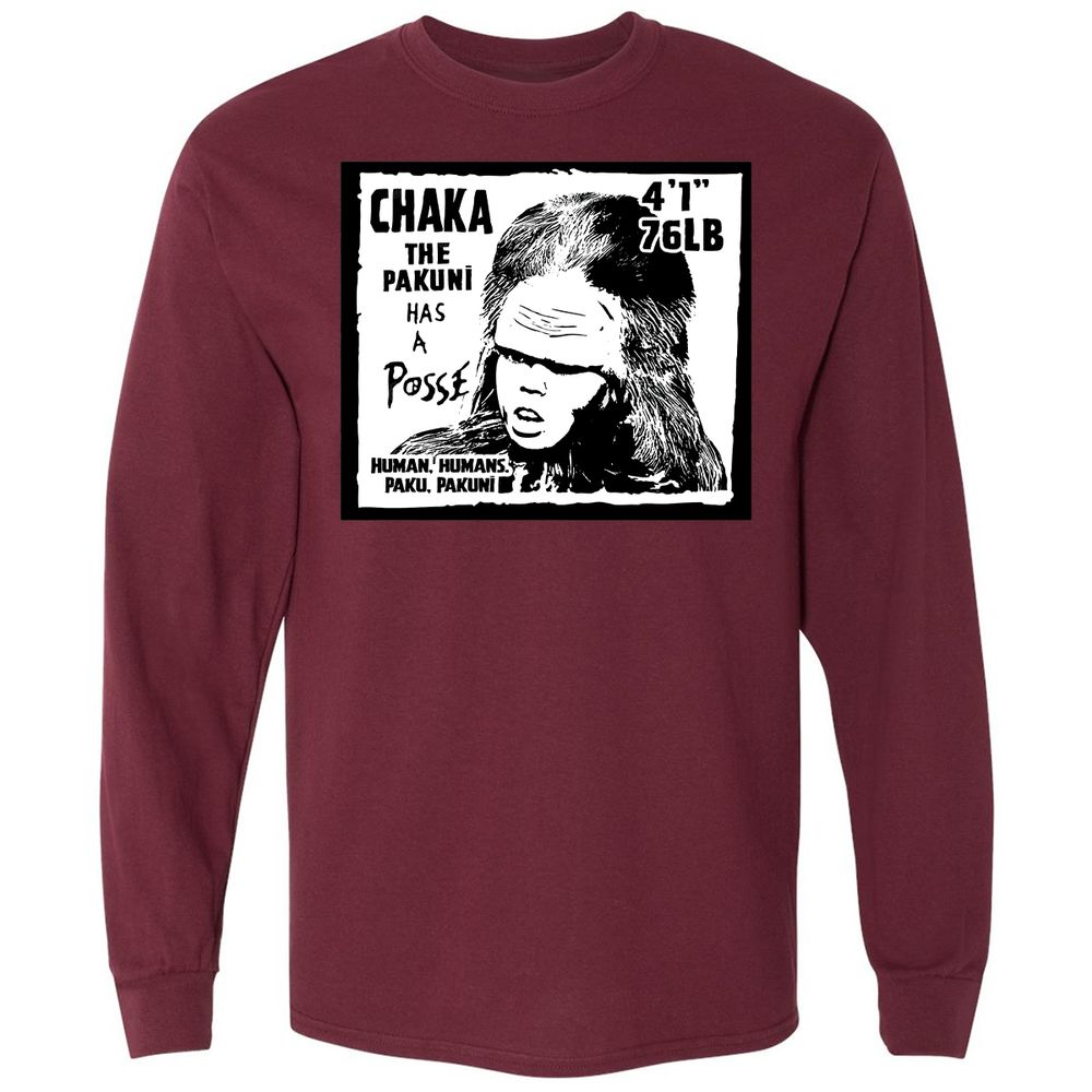 Long Sleeve T-Shirt - KVYY92XZ - Maroon - 11