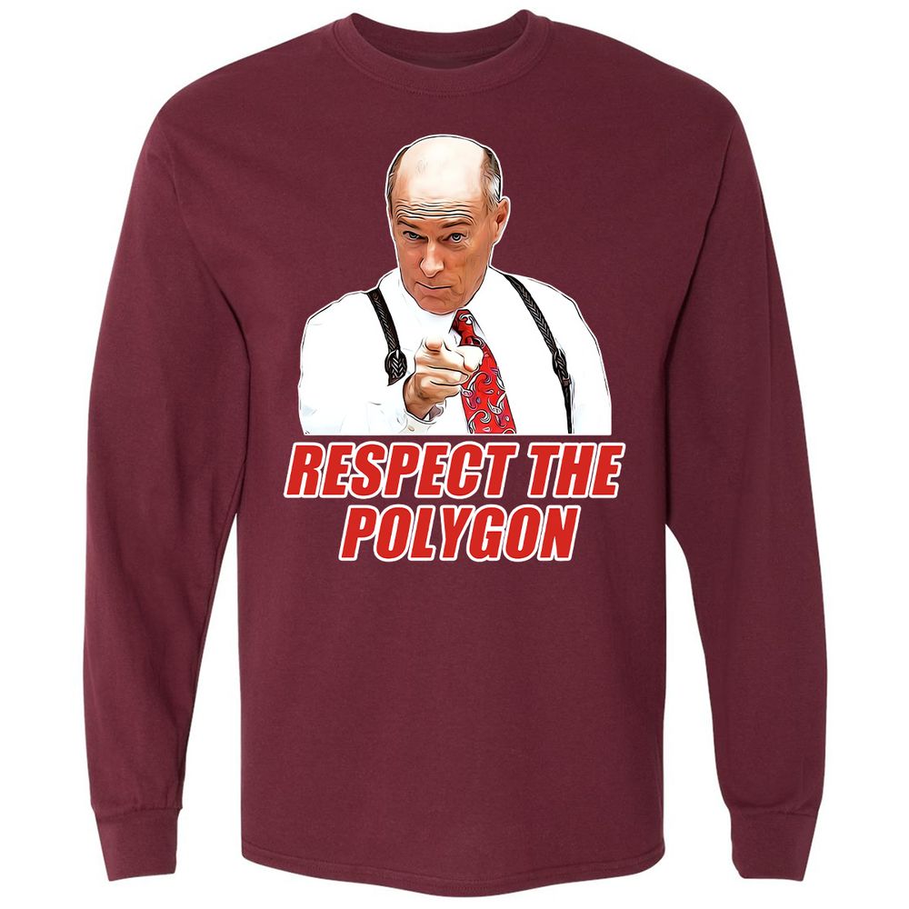 Long Sleeve T-Shirt - A65HPSNP - Maroon - 11