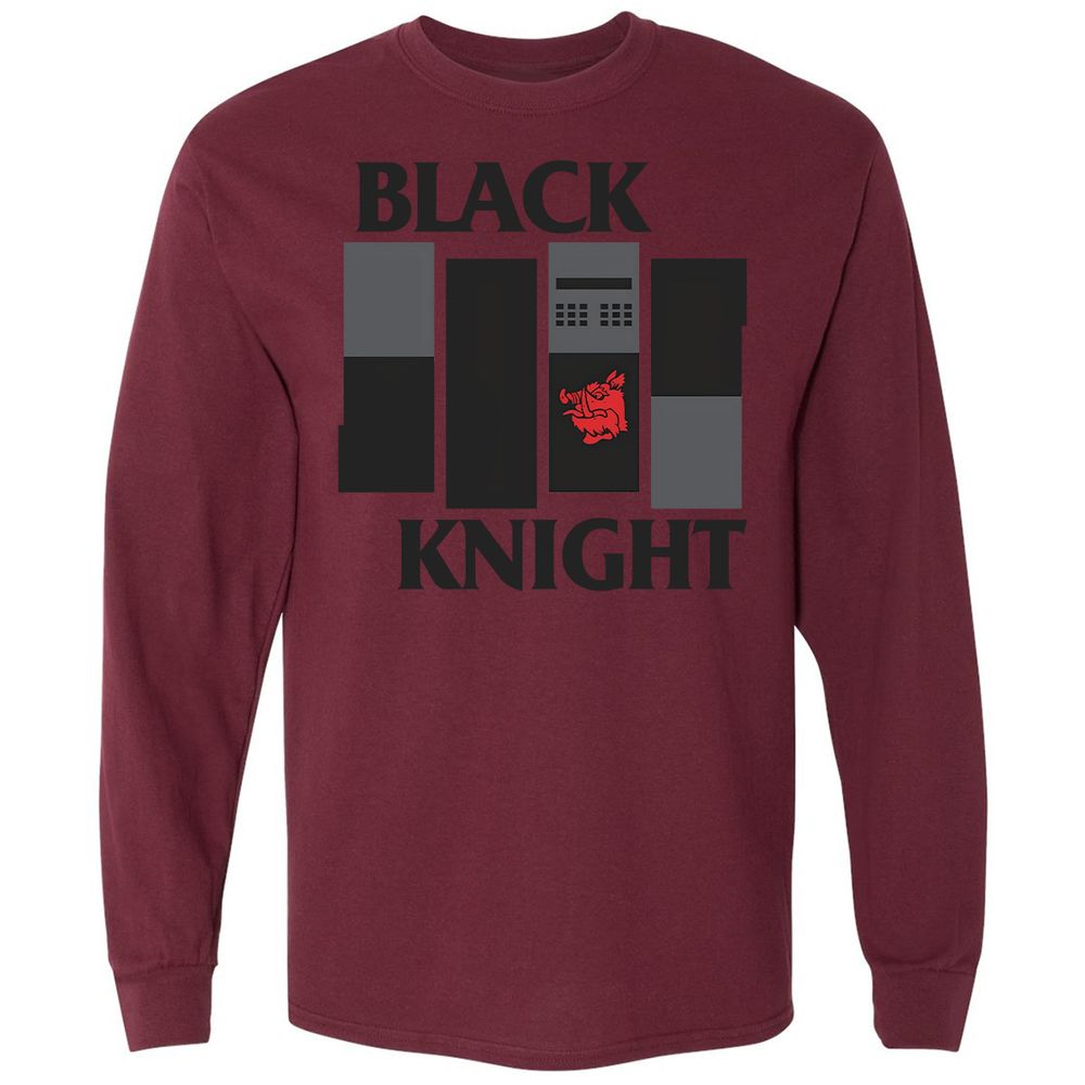 Long Sleeve T-Shirt - U7SQVVH7 - Maroon - 11