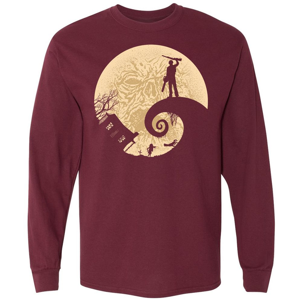 Long Sleeve T-Shirt - D4RFAFC2 - Maroon - 11