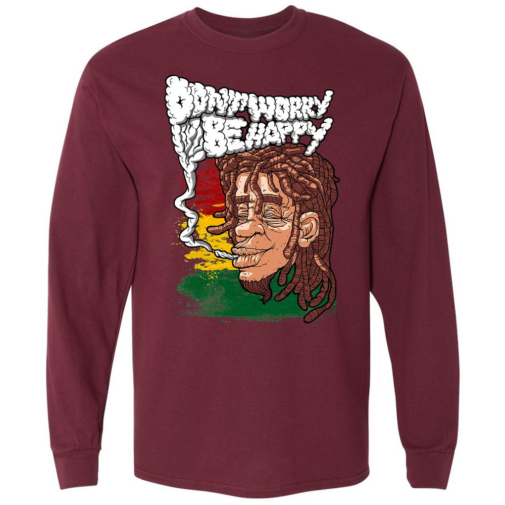 Long Sleeve T-Shirt - NP19QSV8 - Maroon - 11