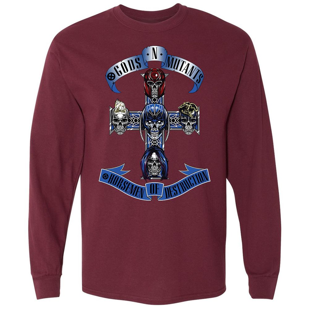 Long Sleeve T-Shirt - W8AGC5TT - Maroon - 11