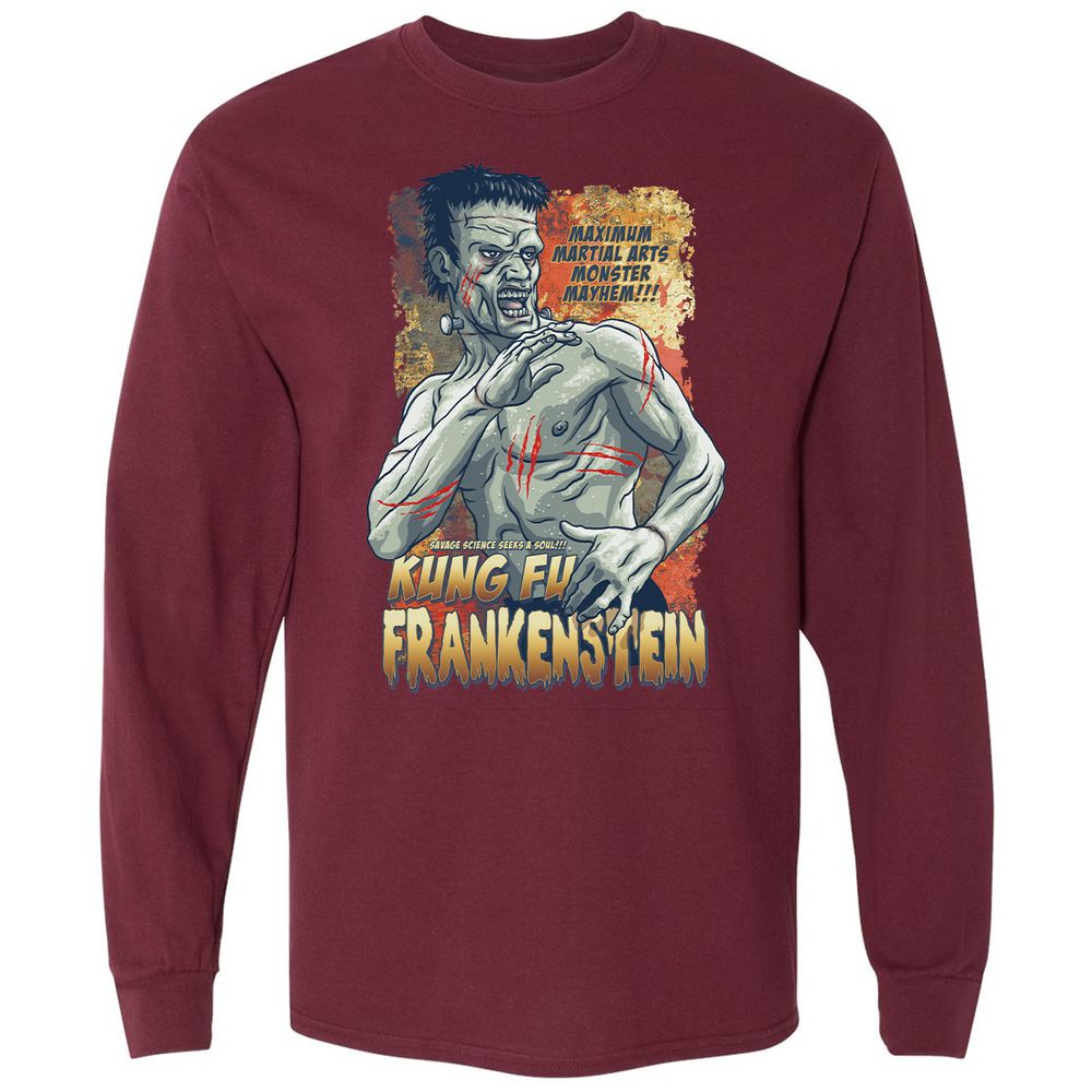 Long Sleeve T-Shirt - S6BVVPSR - Maroon - 11