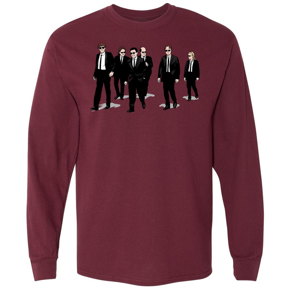 Long Sleeve T-Shirt - 7DA1F2M3 - Maroon - 11