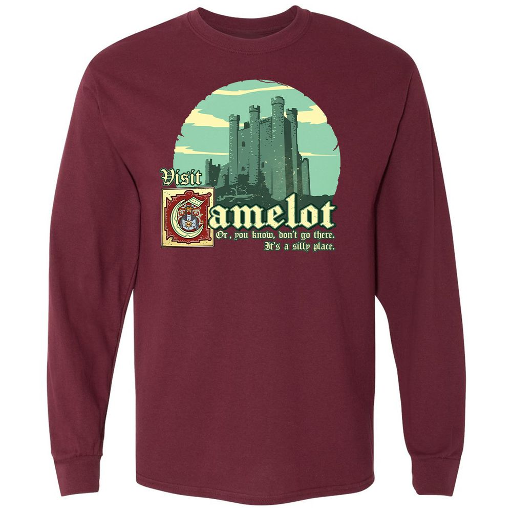 Long Sleeve T-Shirt - DX32Z6WA - Maroon - 11