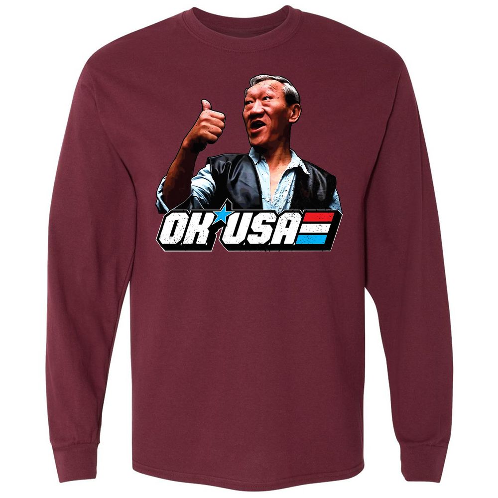 Long Sleeve T-Shirt - FSGTA5ZN - Maroon - 11