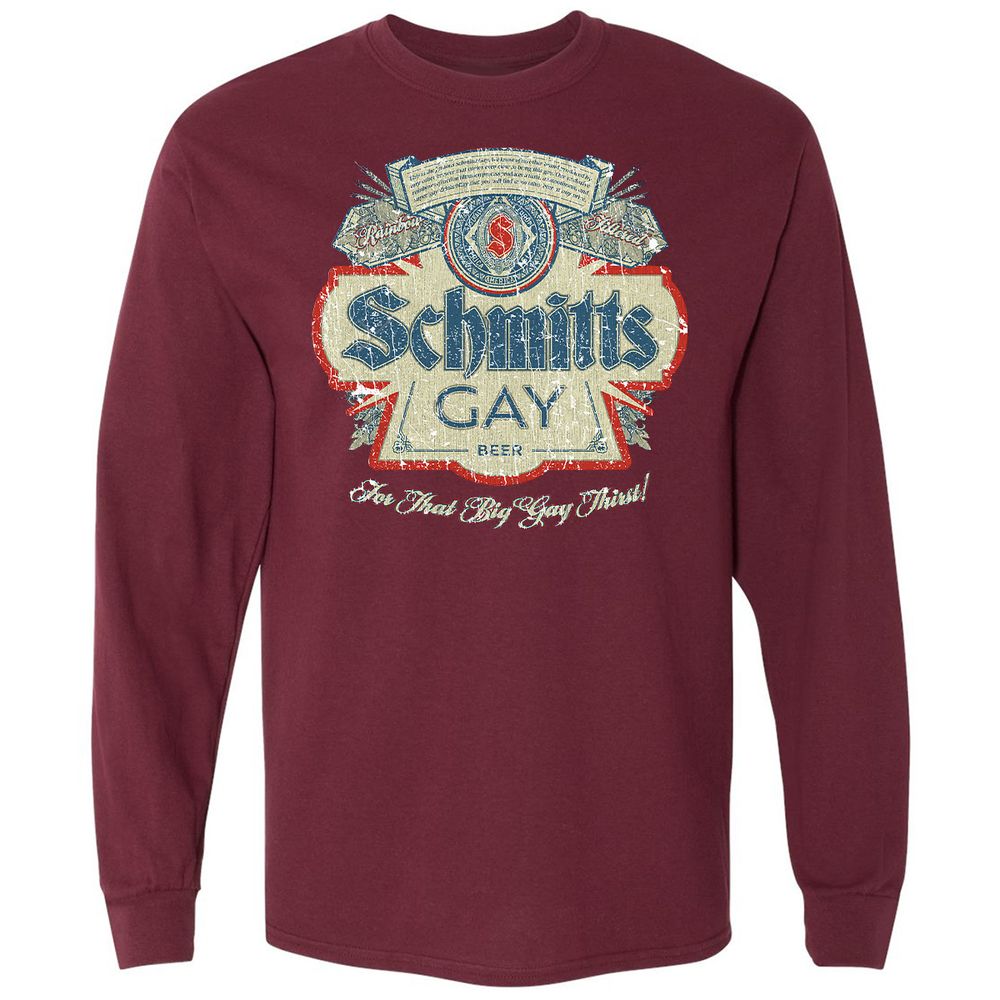 Schmitts Gay Beer - Maroon - 11