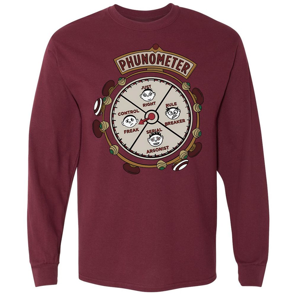 Long Sleeve T-Shirt - M9U7VKFK - Maroon - 11