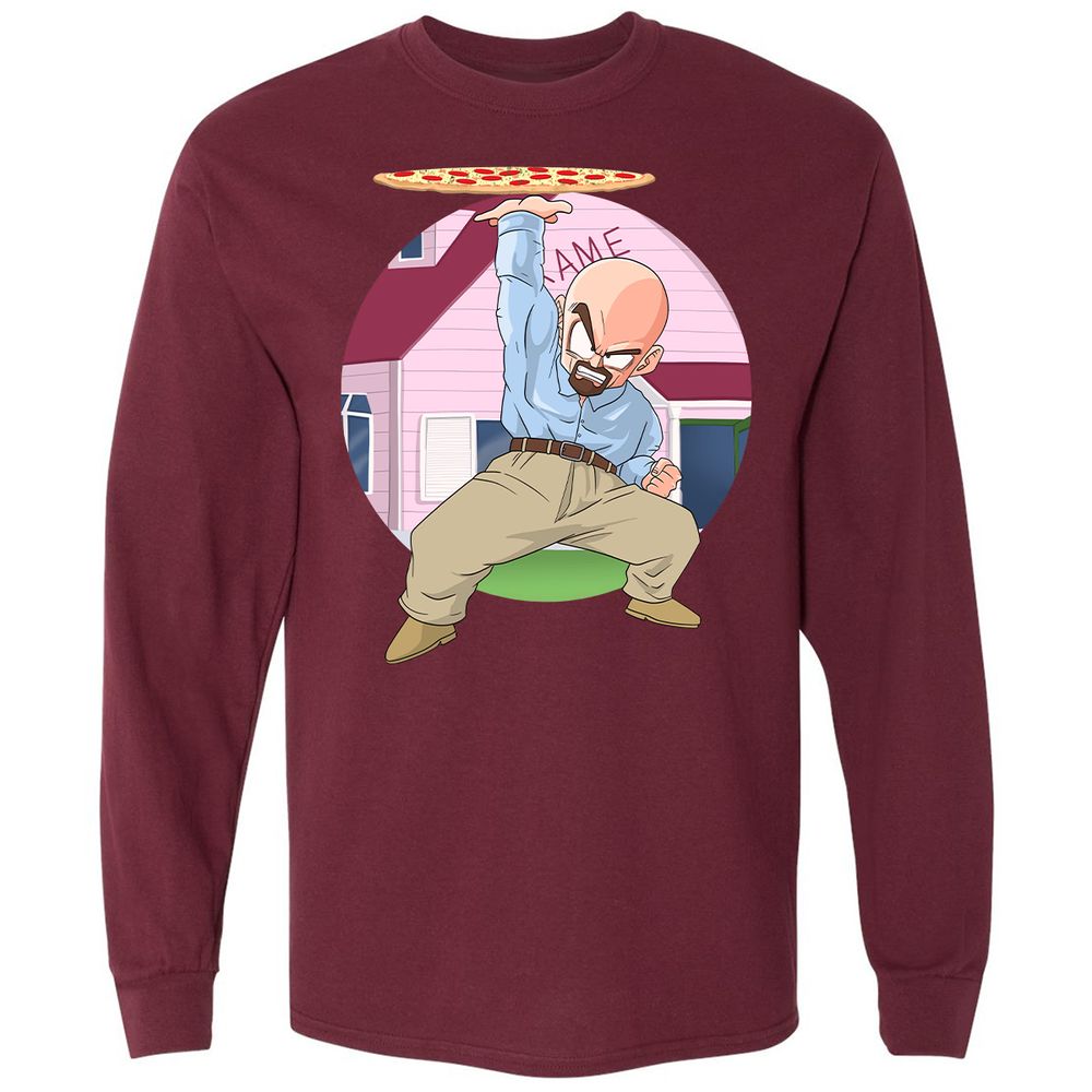 Long Sleeve T-Shirt - 1J1HAXGD - Maroon - 11
