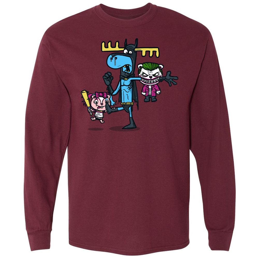 Long Sleeve T-Shirt - 7DY7PAL6 - Maroon - 11