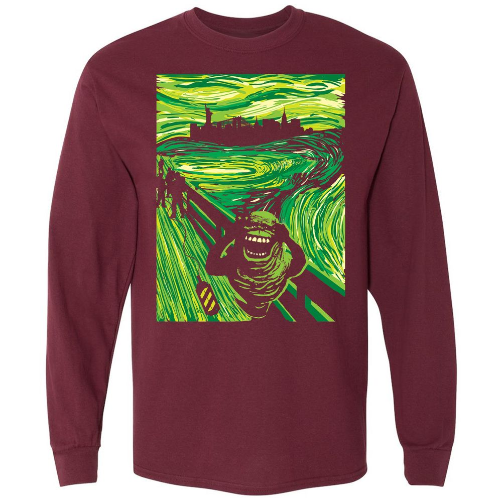 Long Sleeve T-Shirt - T4E61LLH - Maroon - 11