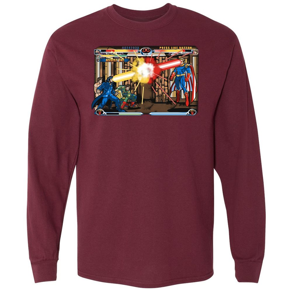 Long Sleeve T-Shirt - 6C6R6PWY - Maroon - 11