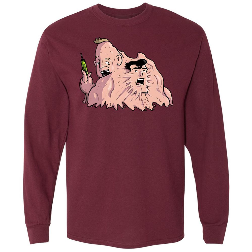 Long Sleeve T-Shirt - F1A36LUY - Maroon - 11