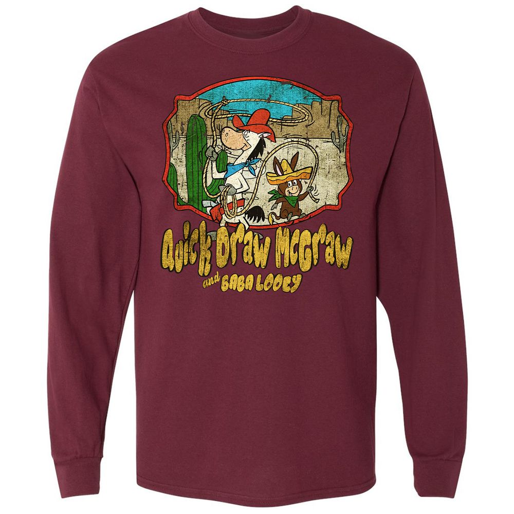 Long Sleeve T-Shirt - NFHYJFR1 - Maroon - 11