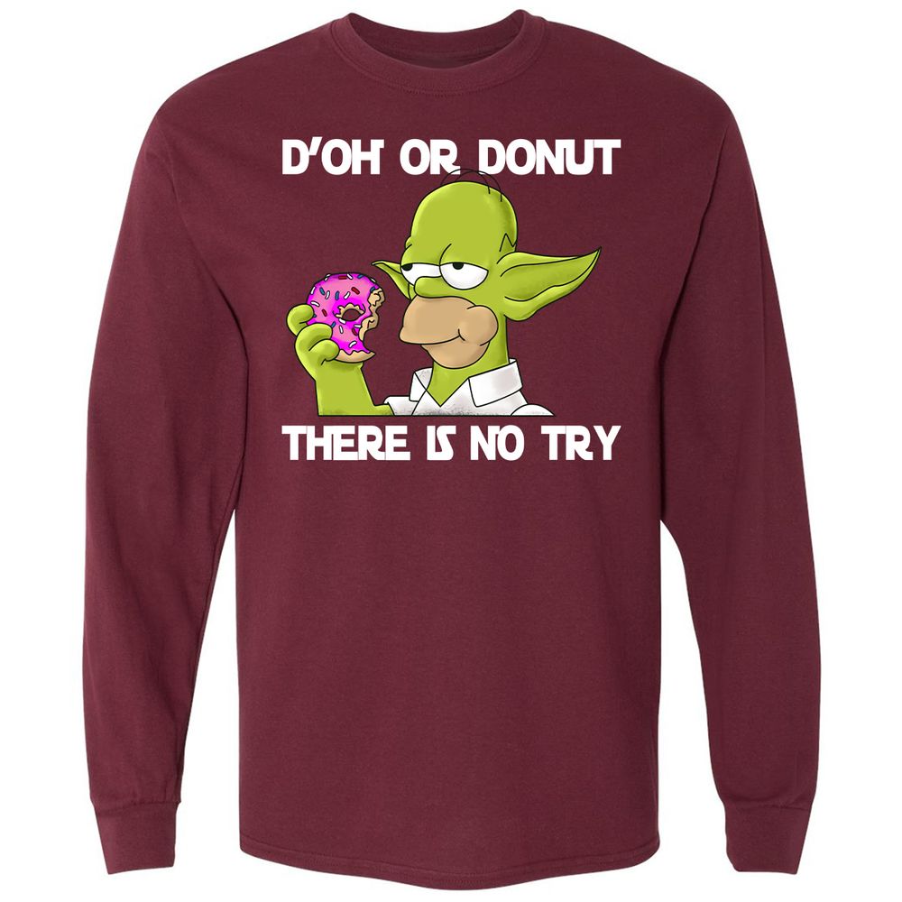 Long Sleeve T-Shirt - WAXQKUVK - Maroon - 11