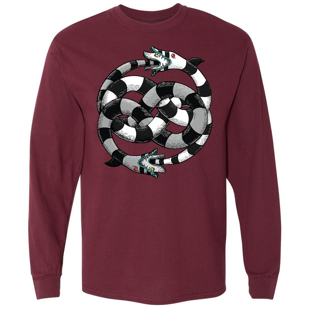 Long Sleeve T-Shirt - FHEYP7HD - Maroon - 11